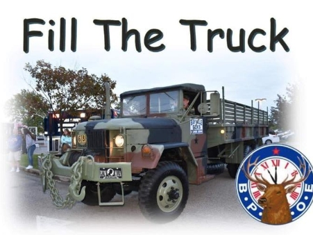 Bayville Elks Lodge #2394 is looking to fill a truck with donations to military personnel.