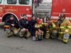 Jacob Monahan, a boy battling health issues, became an honorary Ocean Gate firefighter on Saturday.