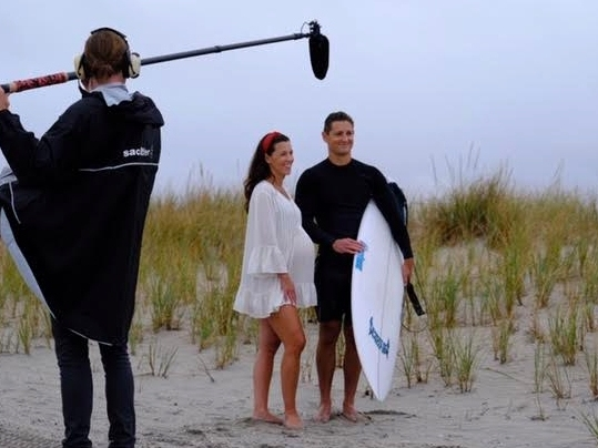 Stephanie and Stephen Scibal looked for an Ocean City home on HGTV's "Beachfront Bargain Hunt." The episode aired Monday.