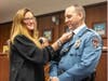 Lacey Police Officers John McKee and Darrell Nick were promoted Thursday to sergeant.