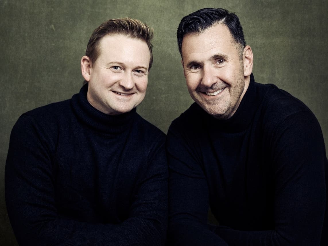 Johnny Rodgers and Lee Lessack will perform a tribute to Simon and Garfunkel featuring the Ocean City Pops Orchestra.