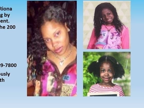 Absecon and Atlantic City police are searching for Ronita Biggins and her two daughters, Riona and Ava.