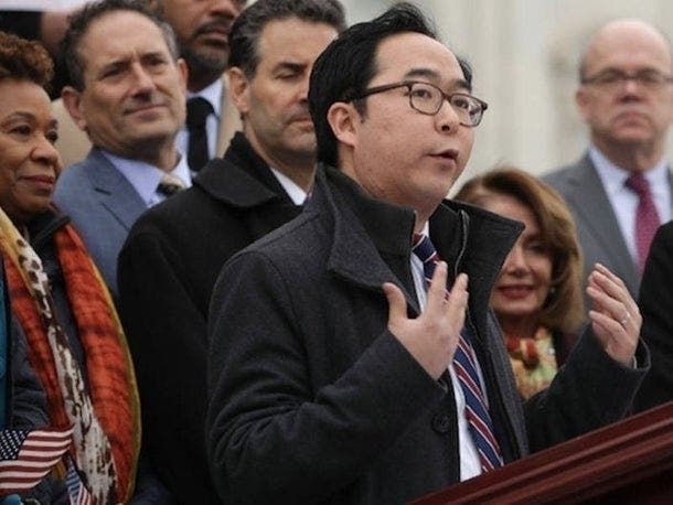 Congressman Andy Kim came into contact with a member of Congress with the novel coronavirus. Two congressmen have tested positive.