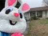 Central Regional teacher Liz Smith visited her students dressed as the Easter bunny. She normally gives them an egg scavenger hunt, but the novel coronavirus prevented it this year.