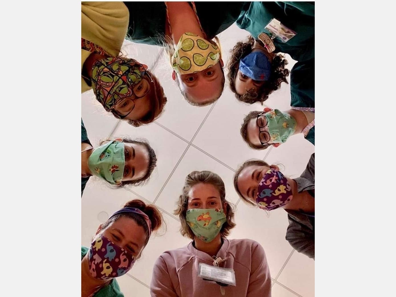 Terrance Hardy (not pictured) donated 50 face masks to nurses at the NYU's children's hospital. Hardy is a Central Regional paraprofessional and owns LookForMeBowties.