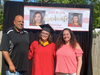 Michael Galizia, Taylormarie Capoziello and Lisa Galizia celebrate Capoziello's graduation in Bayville.