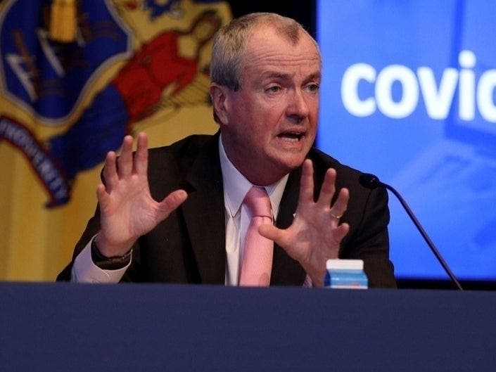 The manager of Martell's Waters Edge in Berkeley denied rumors that Governor Phil Murphy dined indoors at the restaurant.