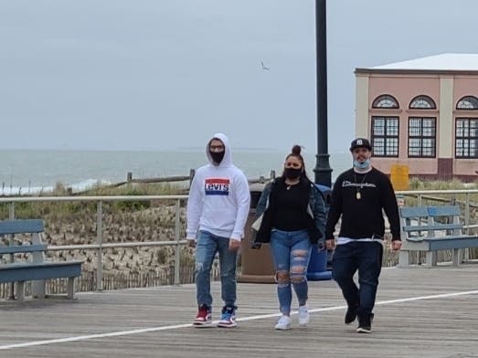 Officials around Cape May County, including all 16 mayors, issued an "urgent request" for all to wear face coverings in public.