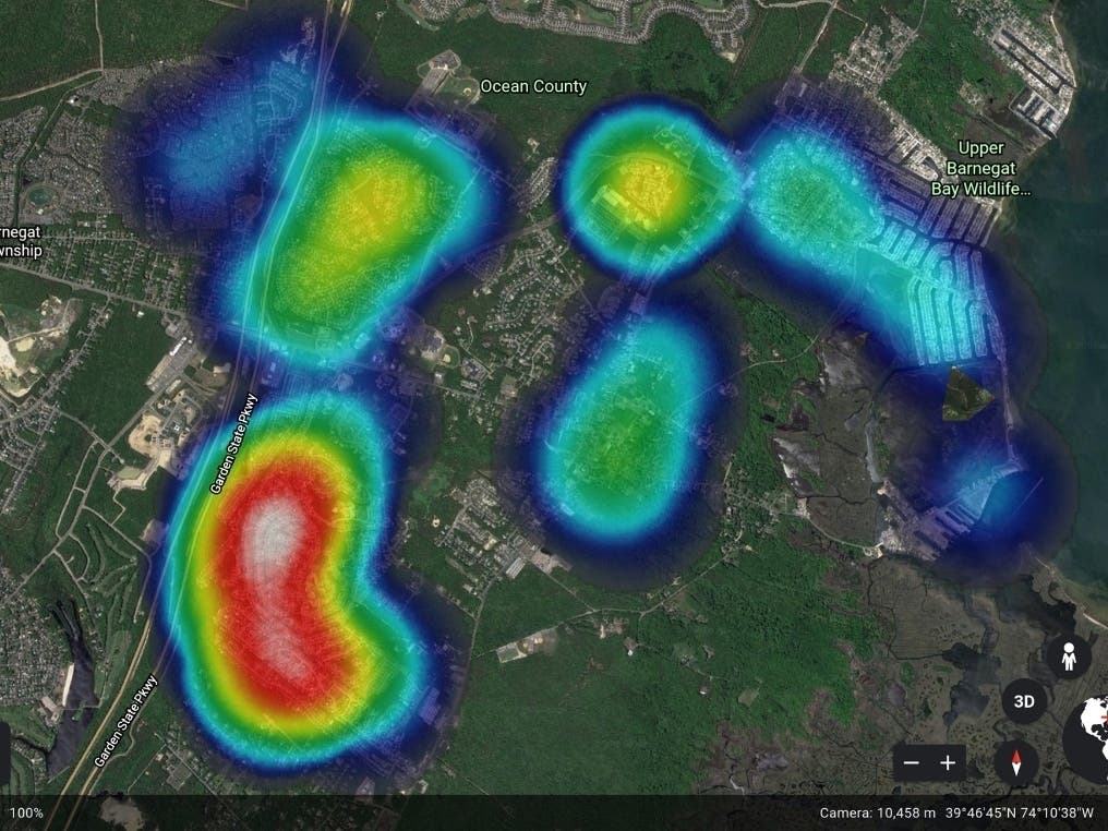 The Barnegat Police Department received 64 calls about fireworks in the first four days of July, including 38 on Independence Day.
