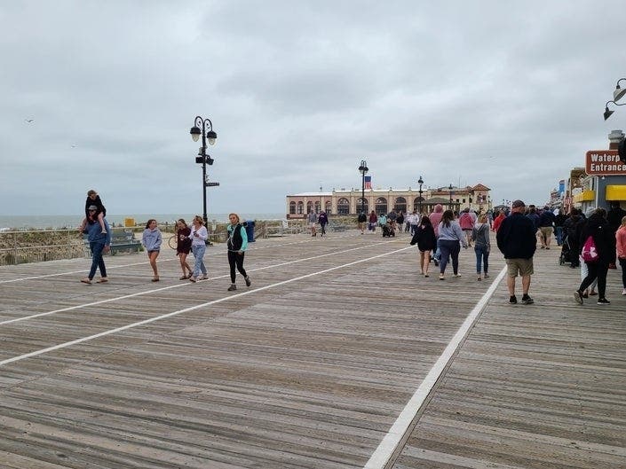 Governor Phil Murphy's decision to allow indoor dining to resume Friday is "too little, too late," according to Wesley Kazmarck, president of the Ocean City Boardwalk Merchants Association.