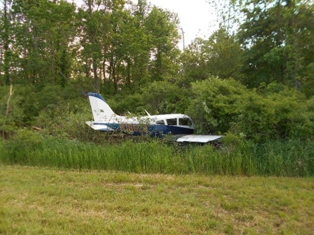 A plane crashed Sunday morning near the Lincoln Park Airport.