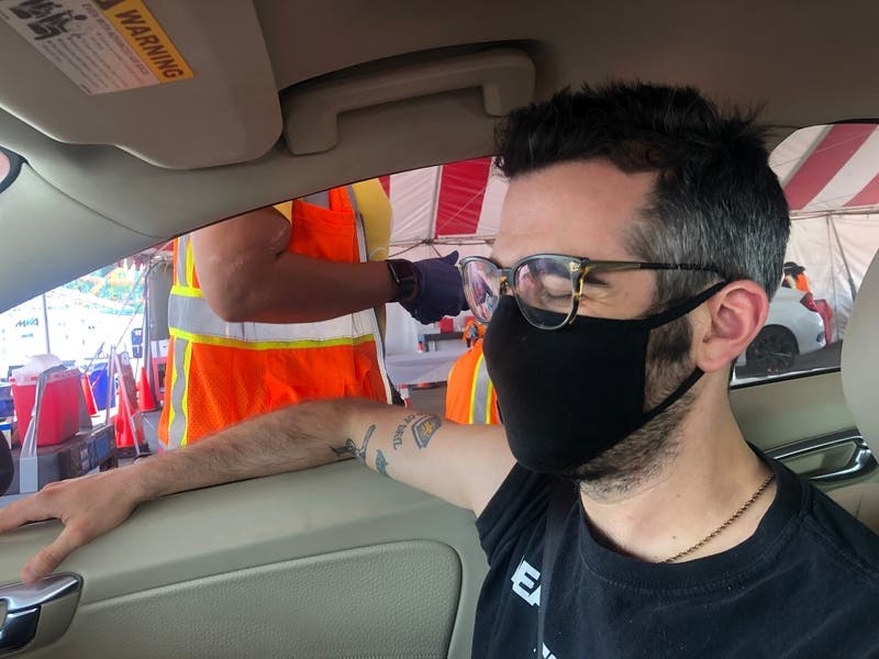 New Jersey reported a day of zero COVID-19 deaths in hospitals for the first time since July 30. Gov. Phil Murphy says the trend will continue if people get vaccinated.