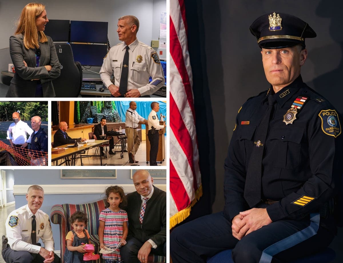 Chief Andrew Miller retired after 30 years with the Parsippany Police Department.