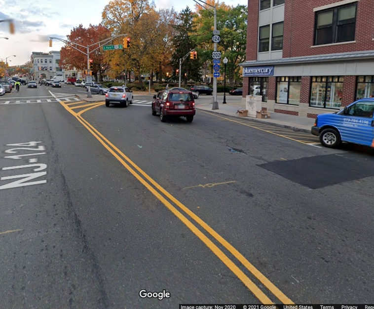 An SUV hit a pedestrian Tuesday afternoon on South Street, according to police.