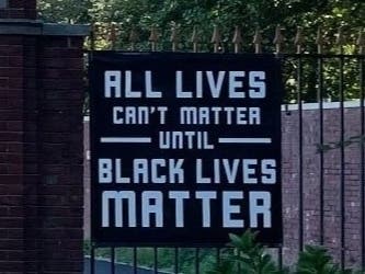 Anti-oppression signs at the Morristown Unitarian Universalist Fellowship have been repeatedly stolen and vandalized, according to the congregation.