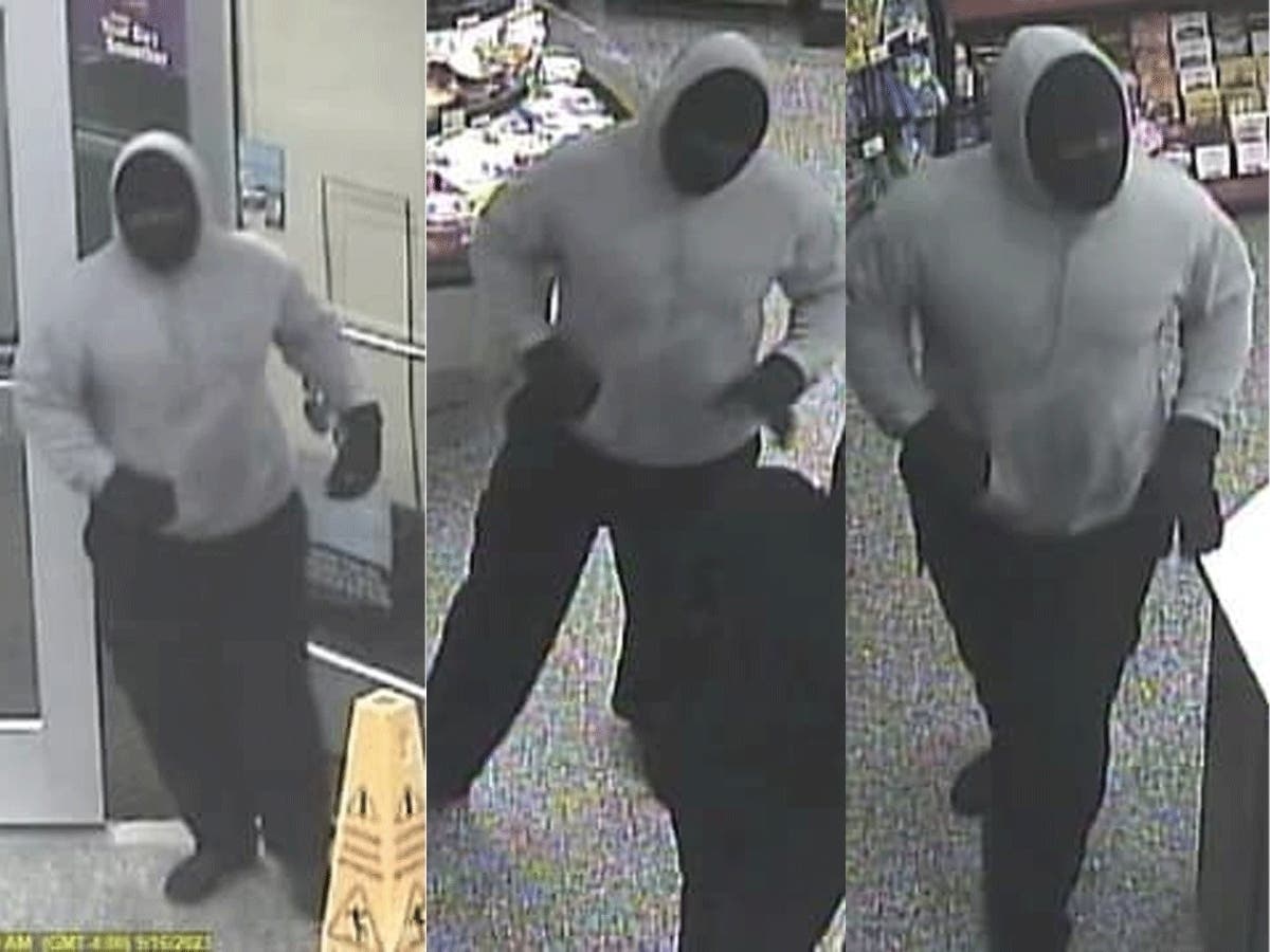 Police are searching for a suspect accused of robbing a Super Wawa in Washington Township.