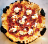 The Miami, which features cupped pepperoni, burrata and honey-infused Calabrian chile oil.