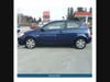 A stock image representing Danielle Lopez's vehicle: a 2008 two-door blue Hyundai Accent.