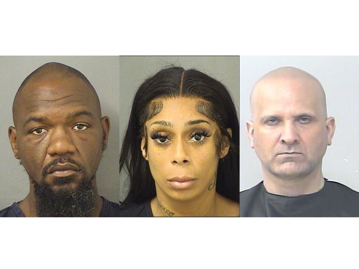 Three Florida residents face several charges, including conspiracy to commit murder, for an apparent acid attack outside of a Monroe Township woman's home, authorities said.