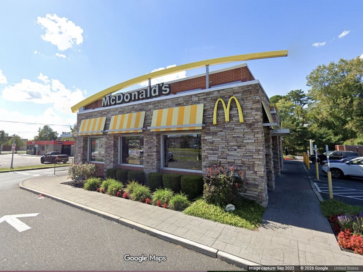 A man was arrested after a McDonald's robbery that led to nearby schools canceling class Friday in Berlin Township, authorities said.