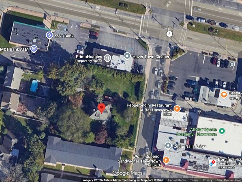 A 10-unit apartment building has been proposed at 24 S Eagle Rd., Havertown.