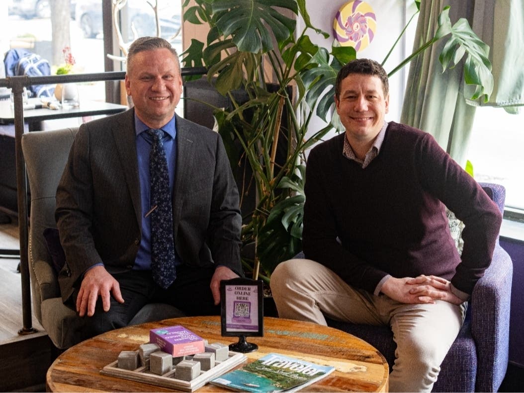 Business and life partners Kevin Hart and Tim Judge, who own The Hart of Catering in Philadelphia.