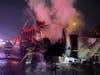 The Gladwyne Fire Company extinguished a dump truck fire early Tuesday.