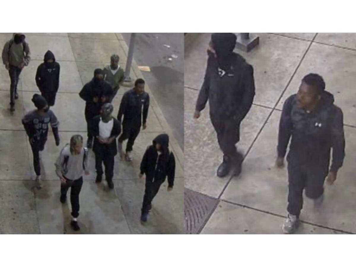 A group of people chased down a Temple University student early Sunday and attacked him in a campus building, authorities said.