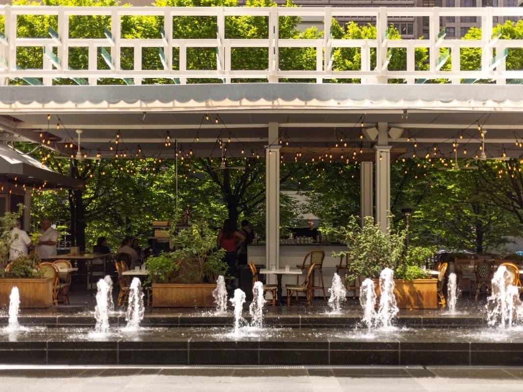 Café Click is returning to Comcast Center Plaza in Philadelphia for its fifth season.