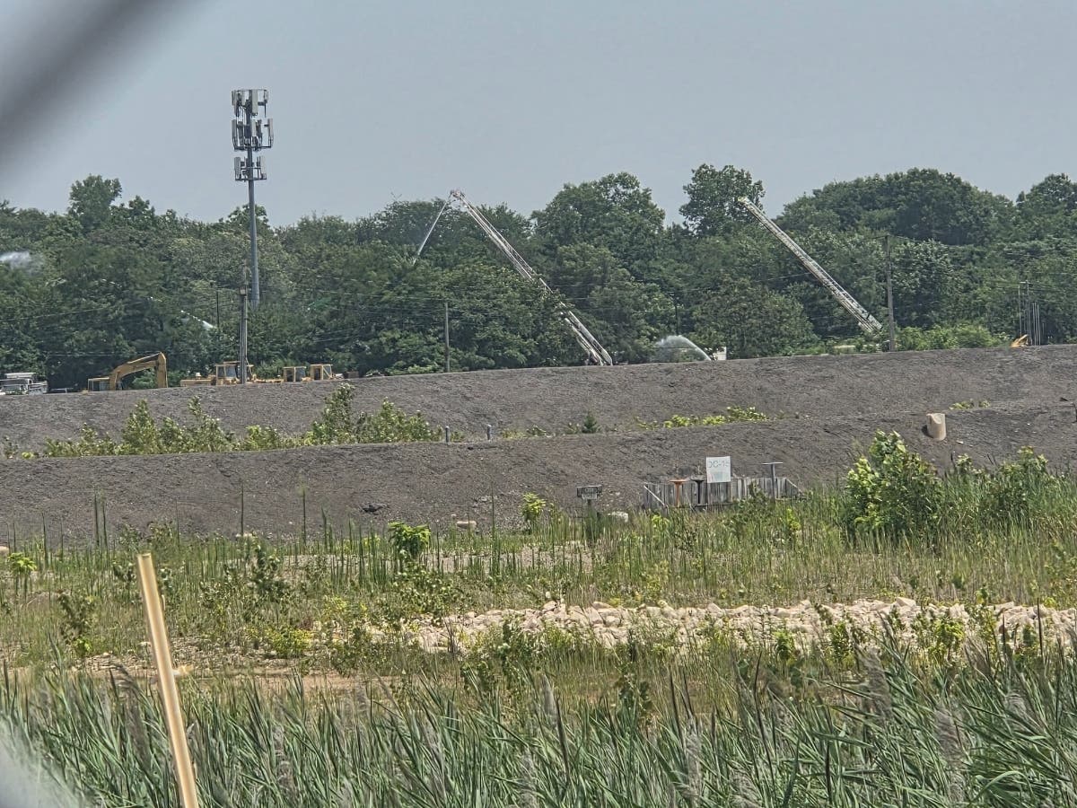 Massive Scrapyard Fire Raises Air Quality Concerns In Delco, Philly