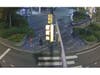 Surveillance footage shows the suspect chasing a woman.