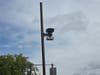 An automated speed-enforcement camera on Broad Street.