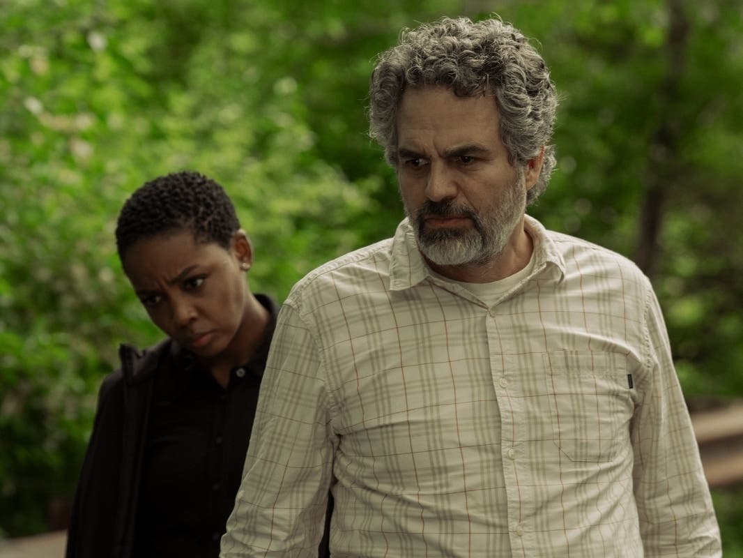 Thuso Mbedu and Mark Ruffalo in HBO's "Task"