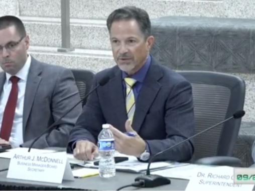 Arthur J. McDonnell, business manager of the Tredyffrin/Easttown School District, speaks about the school bus driver shortage.