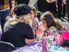 Fabulous Faces providing face painting at an Ardmore Day celebration.