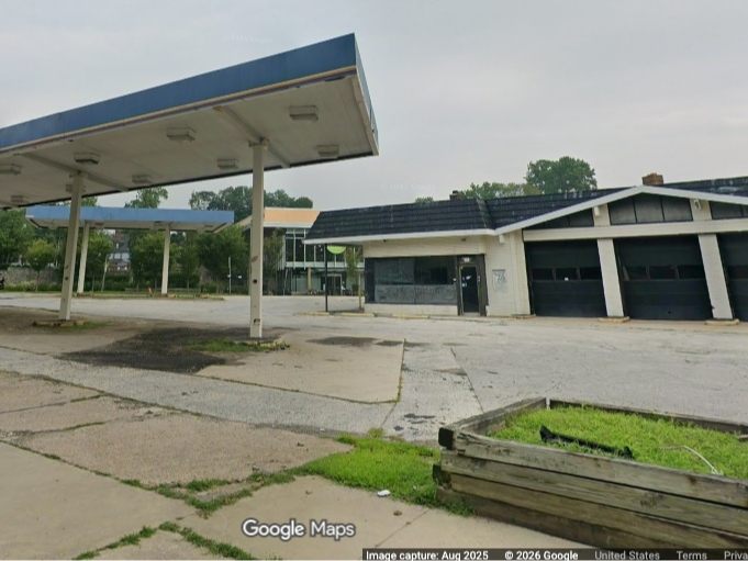 The site of a long-closed gas station in Wynnewood could get new life, with a Chase Bank proposed for the property.