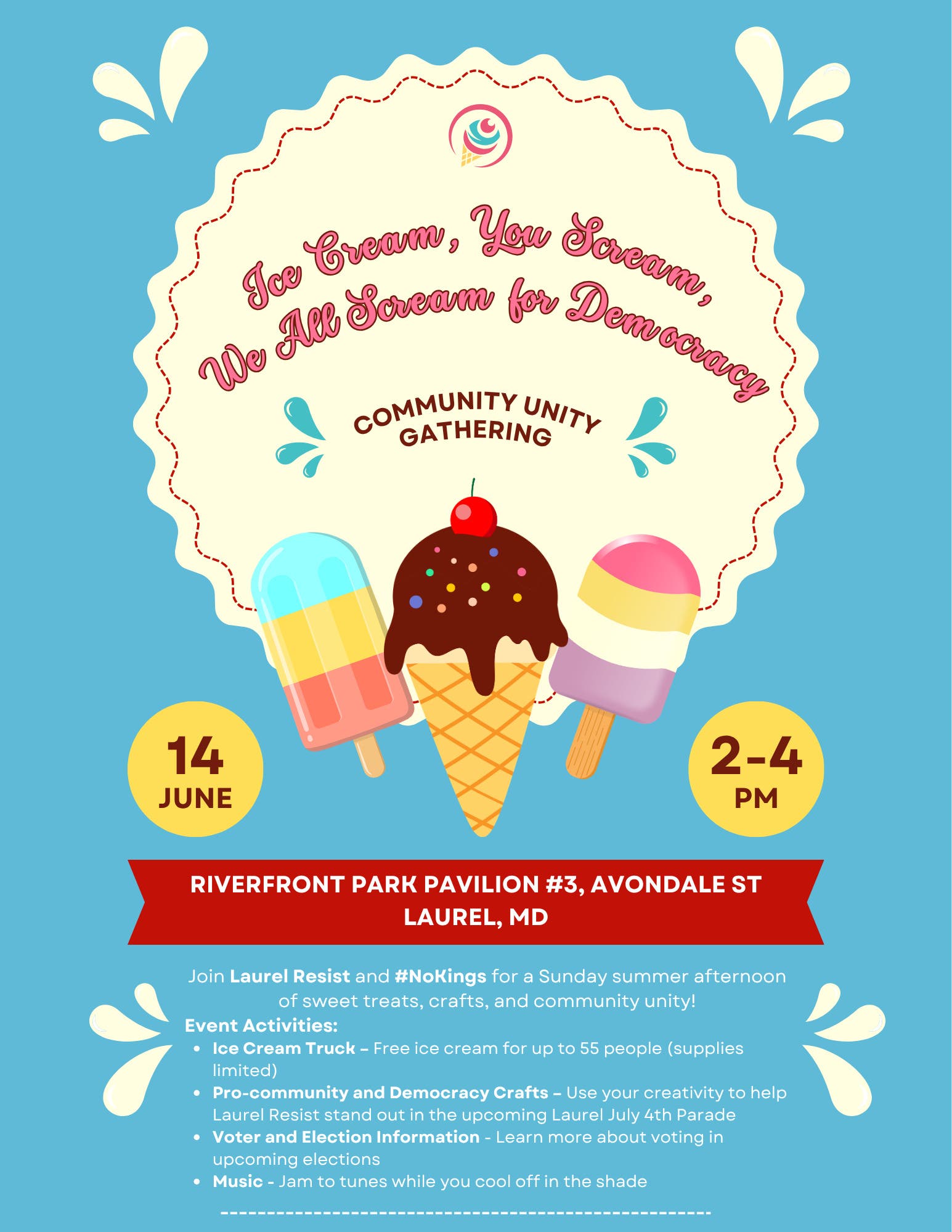 Ice Cream, You Scream, We All Scream for Democracy