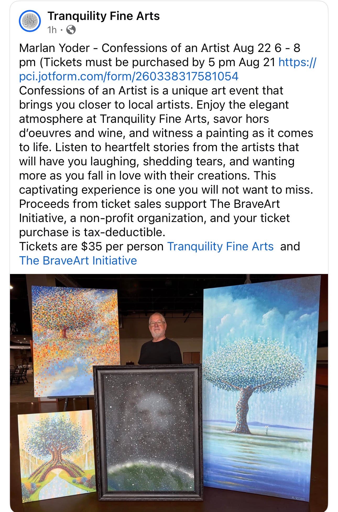 Marlan Yoder - Confessions Of An Artist