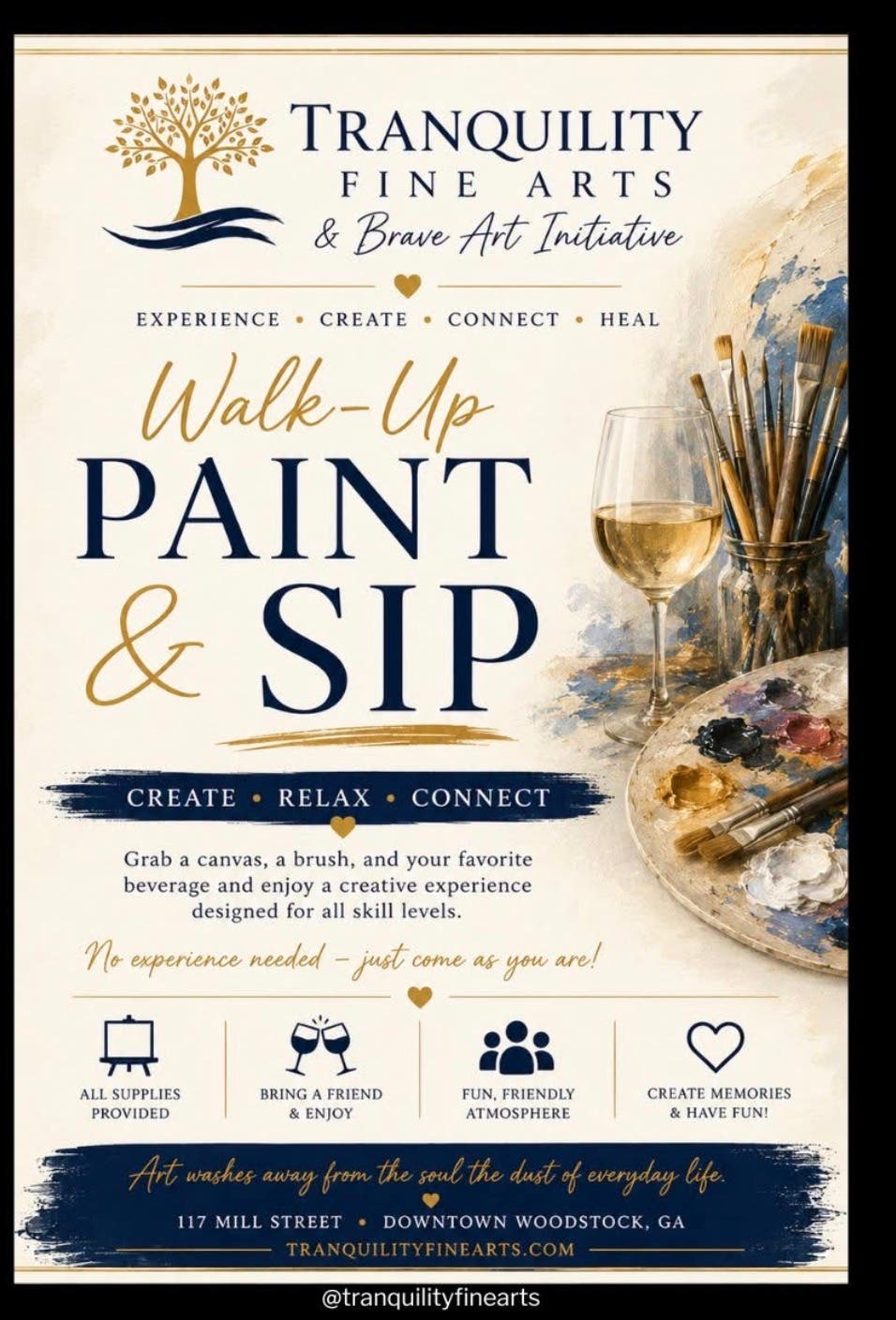 Walk-Up Paint & Sip