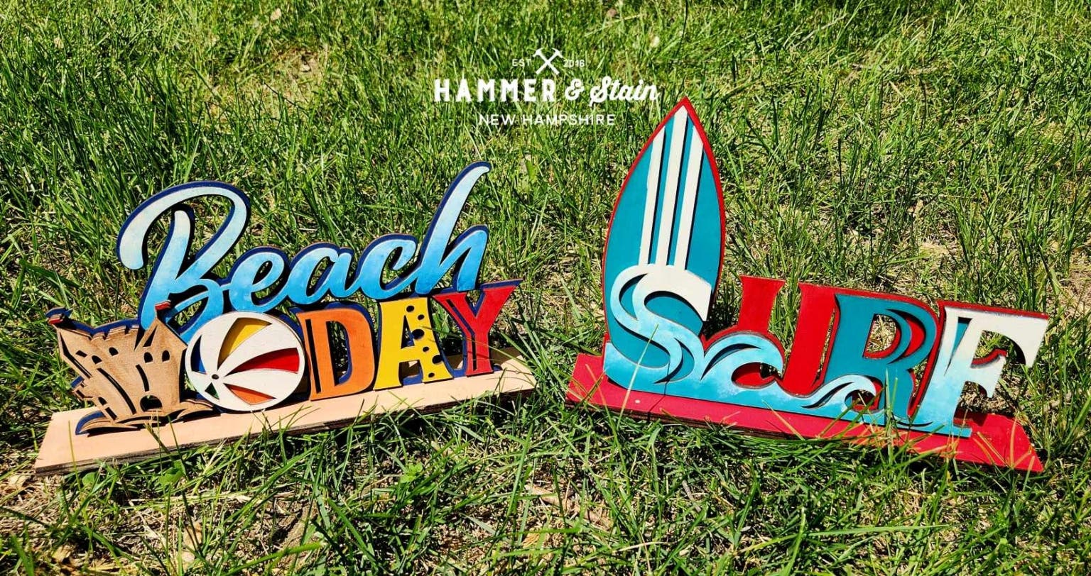 FAMILY FUN - Wood Shelf Sitters