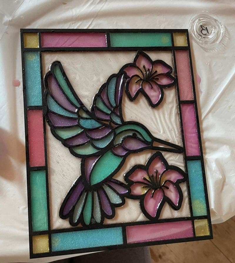 Faux Stain Glass Resin Workshop