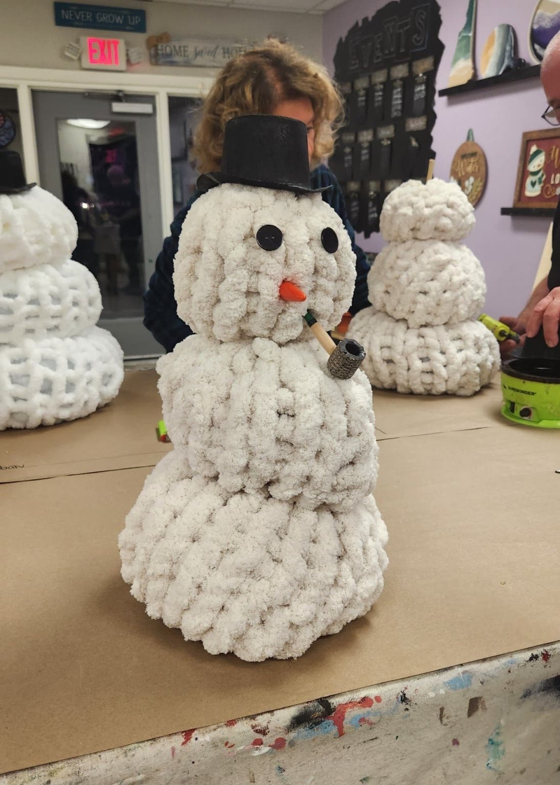 Knit Snowman Workshop