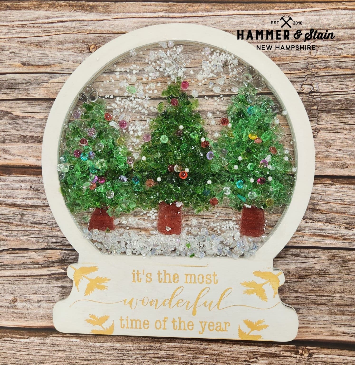 Crushed Glass Holiday Workshop