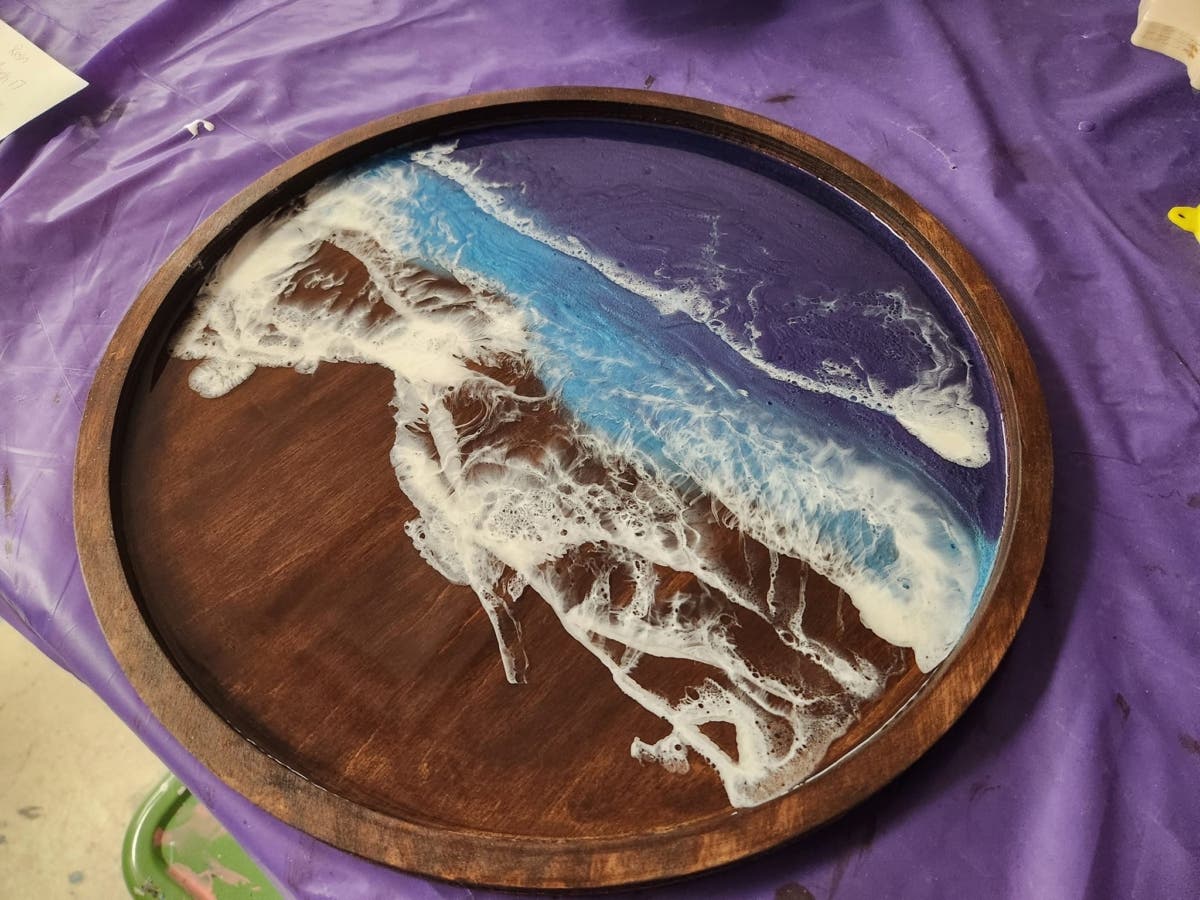 Ocean Wave Resin Art - Trays & Shapes