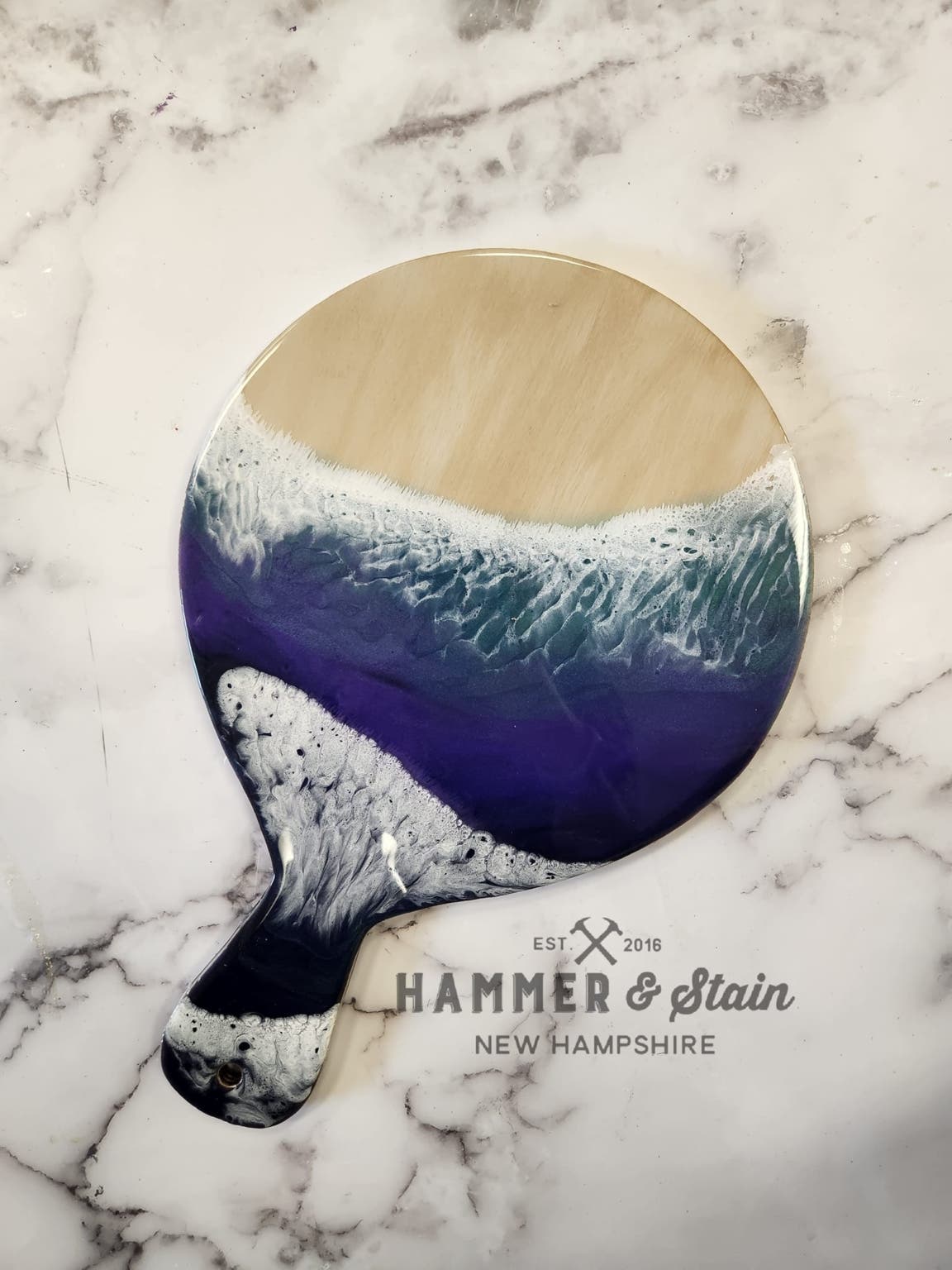 Ocean Wave Resin Art
