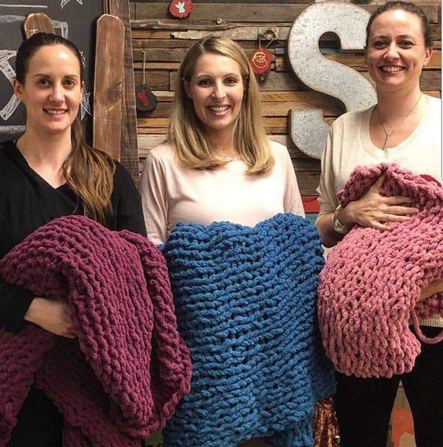 Cozy Knit Blanket Workshop