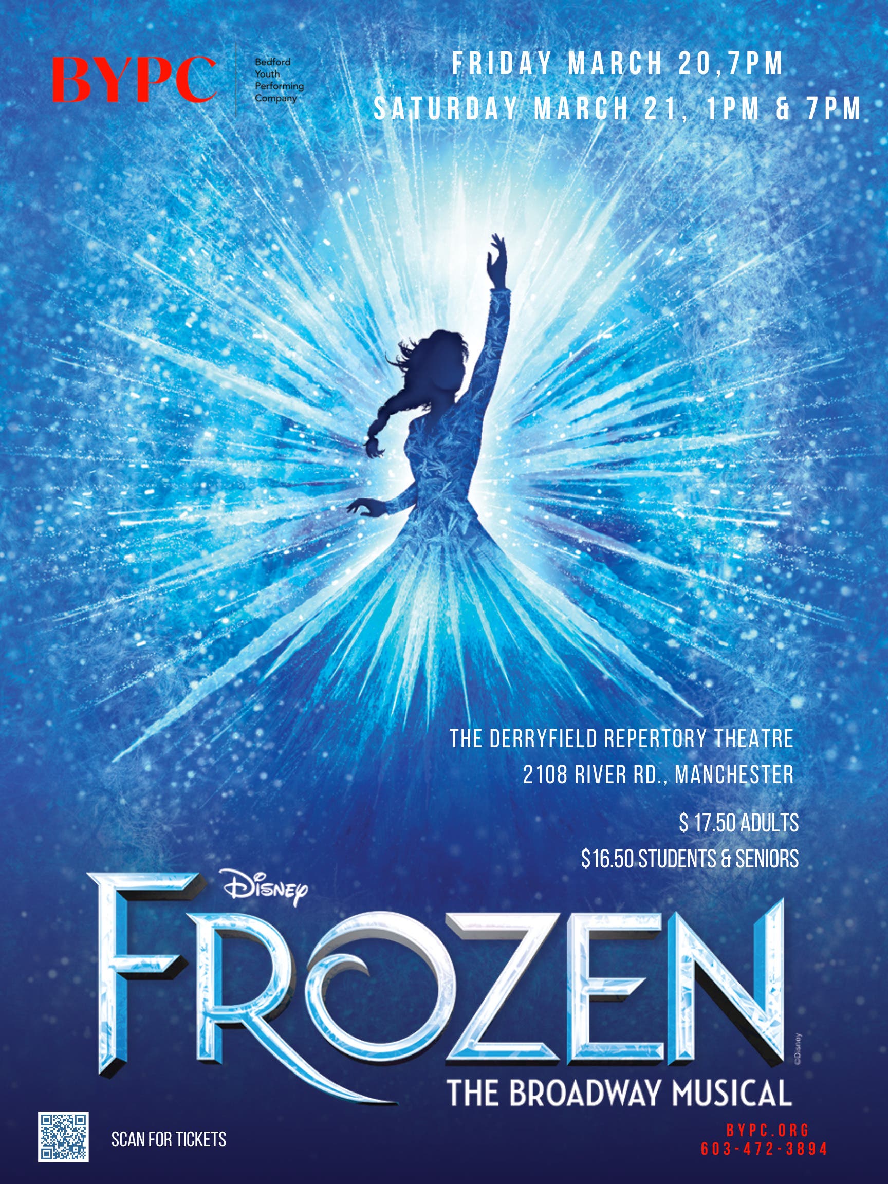 BYPC Presents Disney's Frozen the Broadway Musical