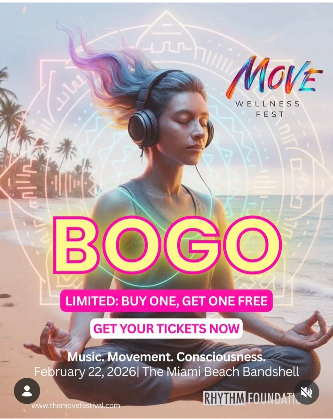 MOVE Fest 2026 — Miami Beach Yoga, Music & Conscious Movement Festival