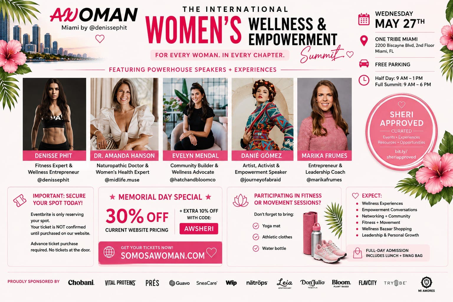AWomen’s Wellness, Leadership + Empowerment Summit in Miami by SOMOSA