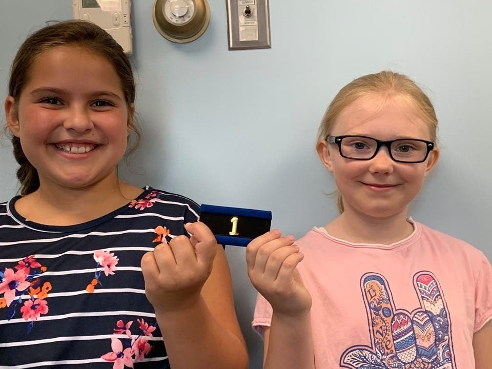 Two elementary school students were named Tiverton's police chiefs for the day. 